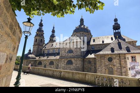 Historic baroque cathedral of Fulda in Germany Stock Photo