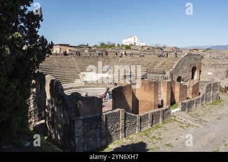 Typical Roman Theater In The Ancient City Of Pompeii Southern Italy typical-roman-theater-in-the-ancient-city-of-pompeii-southern-italy