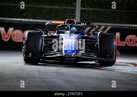 Las Vegas, USA. 23rd Nov, 2024. #23 Alexander Albon (THA, Williams Racing), F1 Grand Prix of Las Vegas at Las Vegas Strip Circuit on November 23, 2024 in Las Vegas, United States of America. (Photo by HOCH ZWEI) Credit: dpa/Alamy Live News Stock Photo