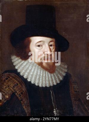 Francis Bacon, Francis Bacon, (1561 – 1626) English philosopher and statesman Stock Photo