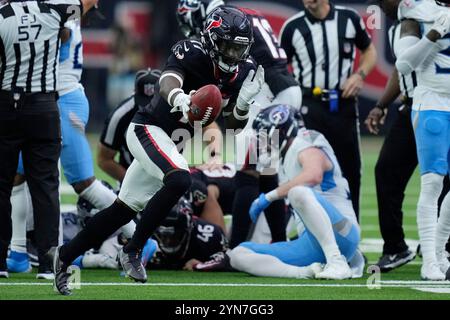 Houston Texans cornerback Kris Boyd (17) after an NFL football game ...