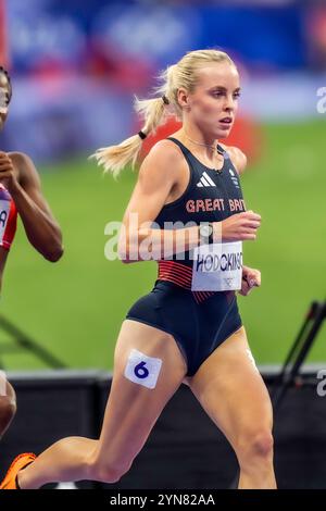Keely Hodgkinson (GBR) competes in the Women's 800 semi-finals at the
