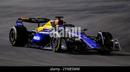 Las Vegas, Nv, USA. 24th Nov, 2024. November 23, 2024: Alexander Albon #23 during the F1 Heineken Silver Las Vegas Grand Prix in Las Vegas, NV. Jason Pohuski/BMR (Credit Image: © Jason Pohuski/BMR via ZUMA Press Wire) EDITORIAL USAGE ONLY! Not for Commercial USAGE! Stock Photo