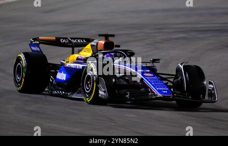 Las Vegas, Nv, USA. 24th Nov, 2024. November 23, 2024: Alexander Albon #23 during the F1 Heineken Silver Las Vegas Grand Prix in Las Vegas, NV. Jason Pohuski/BMR (Credit Image: © Jason Pohuski/BMR via ZUMA Press Wire) EDITORIAL USAGE ONLY! Not for Commercial USAGE! Stock Photo