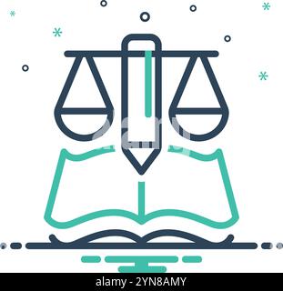 Icon for justice, rectitude Stock Vector Image & Art - Alamy
