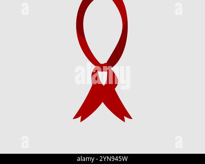 World AIDS Day flat design vector illustration Stock Vector