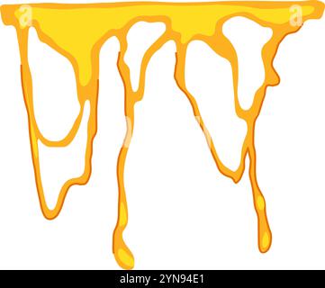 grease dripping oil stain cartoon vector illustration Stock Vector ...