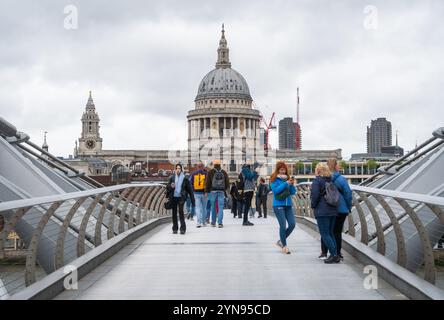 The St. Paul's Cathedral, Cathedral in London, England Stock Photo