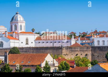 Portugal, Central Region, Coimbra, the white cupola of the prison Stock Photo