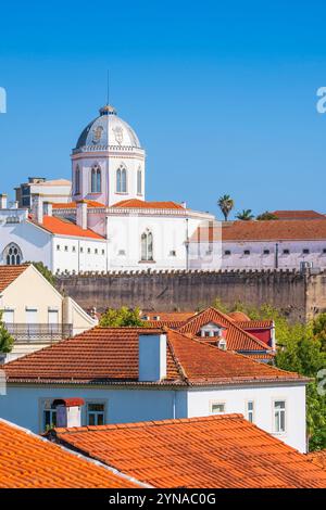 Portugal, Central Region, Coimbra, the white cupola of the prison Stock Photo