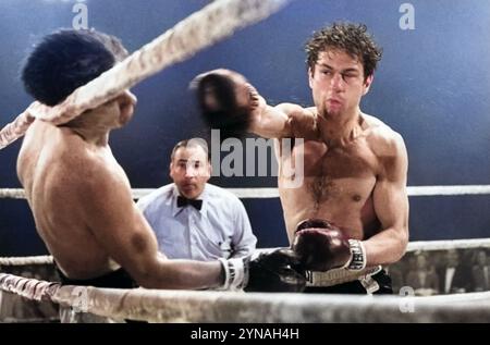 RAGING BULL 1980  United Artists film with Robert De Niroas Jake LaMotta Stock Photo