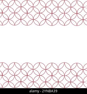 Set of Traditional Chinese decorative round frame.Chinese symbol for Chinese new year or other festival. Stock Vector