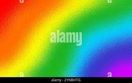 Rainbow background. Iridescent gradient texture. Abstract color foil. multicolored pattern. Watercolor with metallic effect. Metal neon ombre. Colored Stock Vector