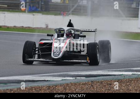 Deagen Fairclough, Hitech Pulse-Eight, ROKiT F4 British Championship, certified by the FIA, three twenty minute races over the weekend on the Silverst Stock Photo