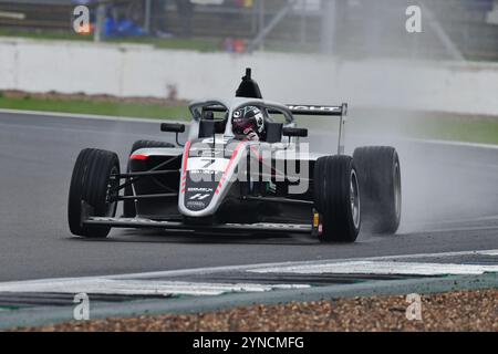 Deagen Fairclough, Hitech Pulse-Eight, ROKiT F4 British Championship, certified by the FIA, three twenty minute races over the weekend on the Silverst Stock Photo