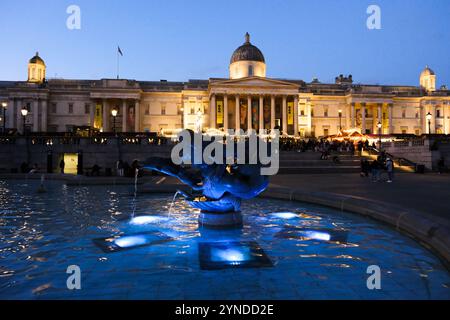 Trafalgar Square, London, UK. 25th Nov 2024. The Christmas market in Trafalgar Square, London. Credit: Matthew Chattle/Alamy Live News Stock Photo