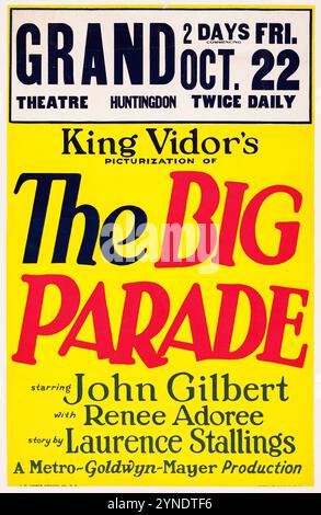 The Big Parade (MGM, 1925) Starring John Gilbert, Renee Adoree, Hobart Bosworth, and Claire McDowell Stock Photo