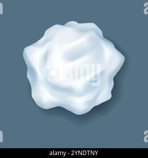 snowball fight winter season color icon vector illustration Stock ...