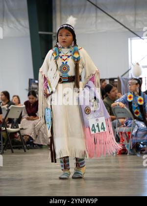 Pow Wow Native Dancer in Traditional Regalia at the Six Nations of the ...