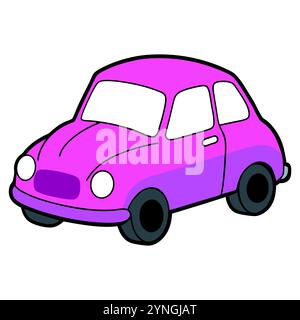 A stock vector featuring a car icon of an automobile, vector illustration design. Stock Vector