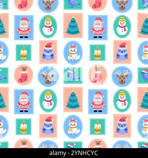 Christmas seamless pattern Stock Vector