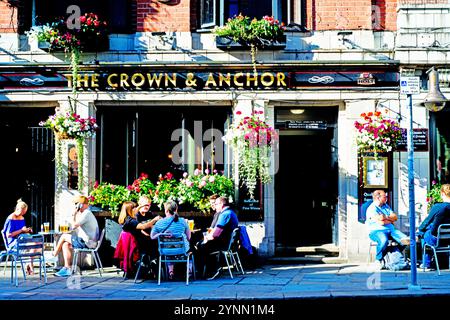 The Crown and Anchor Pub, Cateaton Street, Manchester, Lancashire, England Stock Photo