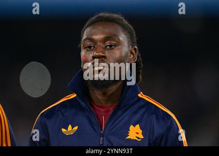 Manu Kone' of AS Roma looks on during the UEFA Europa League 2024/25 ...