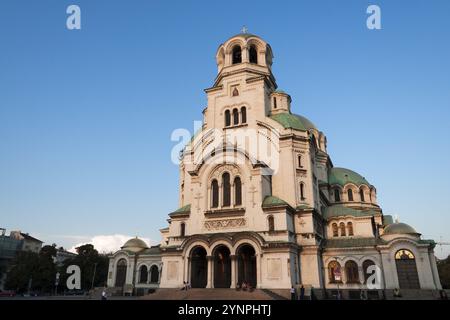 The St. Alexander Nevsky Cathedral in the historic Bulgarian capital. Sofia, Bulgaria, Europe Stock Photo