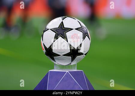 Milano, Milano, ITALIA. 26th Nov, 2024. During the Champions League match 26/11/2024 Football match between FC International Milan vs LB Lipsia at the San Siro stadium Milan.In the photo: (Credit Image: © Fabio Sasso/ZUMA Press Wire) EDITORIAL USAGE ONLY! Not for Commercial USAGE! Stock Photo