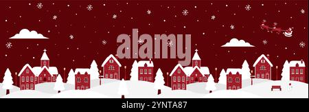 Happy holidays , Merry christmas vector banner  illustration Stock Vector