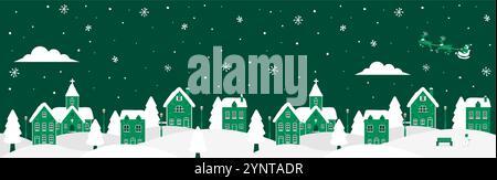 Happy holidays , Merry christmas vector banner  illustration Stock Vector