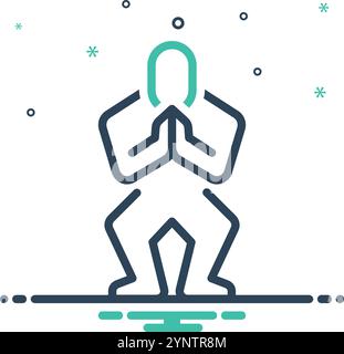 Icon for forgiveness, pardon Stock Vector