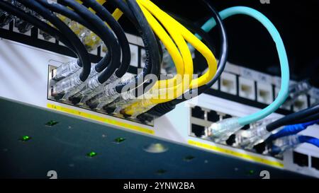 Network server storage router Stock Photo