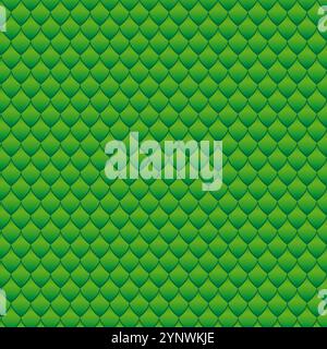 Dragon skin seamless pattern. Stock Vector