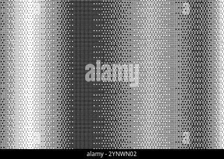 Bitmap striped gradient background. Textured dither retro game pattern. Vector abstract digital noisy wallpaper. Grunge glitch halftone wallpaper Stock Vector