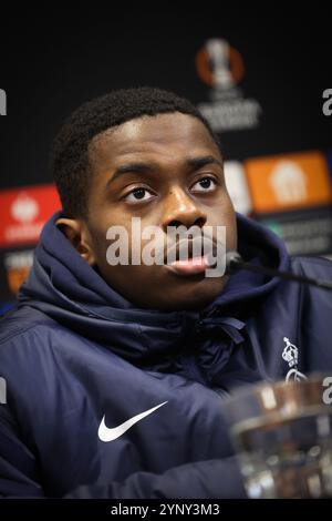 Noah Sadiki (27) of Union pictured during the Jupiler Pro League season 2024 2025 matchday 30