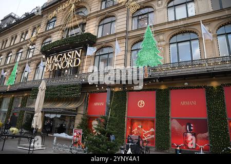 Copenhagen/ Denmark/27 September 2024/ Magasin du nord department christmas ecorations and christmas market at magsin in capital. Photo.Francis Joseph Dean/Dean Pictures Not for commercial use Stock Photo