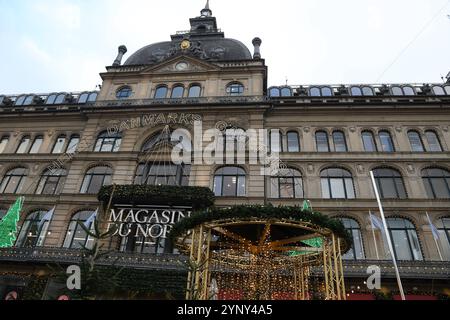 Copenhagen/ Denmark/27 September 2024/ Magasin du nord department christmas ecorations and christmas market at magsin in capital. Photo.Francis Joseph Dean/Dean Pictures Not for commercial use Stock Photo