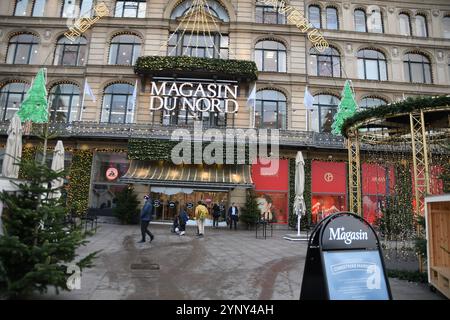 Copenhagen/ Denmark/27 September 2024/ Magasin du nord department christmas ecorations and christmas market at magsin in capital. Photo.Francis Joseph Dean/Dean Pictures Not for commercial use Stock Photo