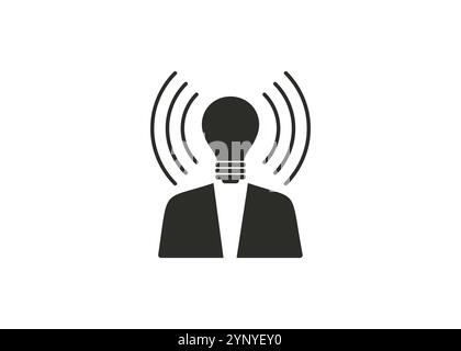 Brand awareness, recognition icon. Vector illustration. Stock Vector