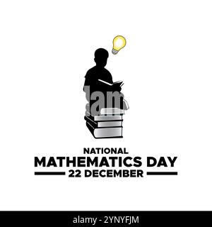 National Mathematics Day.International Day of Mathematics, vector illustration, flyer, banner, social media post, poster, typography, icons, colors, Stock Vector