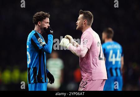 Maxim De Cuyper of Club Brugge and Ardon Jashari of Club Brugge after ...