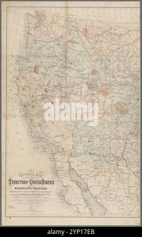 Indian Reservations west of the Mississippi River, 1923. This map ...