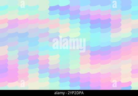 Abstract rainbow background in glitch style. Colorful texture in tie dye style. Holographic foil texture. Stock Vector