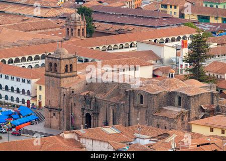 Church, museum and Convent of San Francisco, UNESCO World Heritage Site, Cusco (Cuzco), Peru, South America Stock Photo