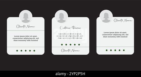 Beige square vector for reviews, social media template with speech bubbles, star ratings, and user feedback icons. Ideal for promoting customer Stock Vector