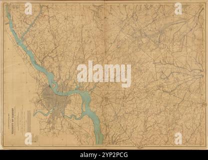 New Jersey, Double Page Sheet No. 11 [Map of Camden] 1884 - 1889 Stock Photo