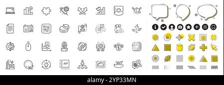 Set of Nurse, Medical mask and Stress line icons for web app. Pictogram icon Vector Stock Vector