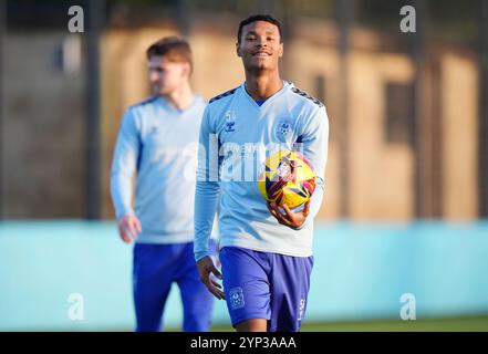 Coventry City's Kai Andrews during a training session at the Ryton Training Ground, Coventry. Picture date: Thursday November 28, 2024. Stock Photo