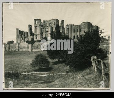 Kenilworth Castle, Warwickshire, England. Adolphe Braun. c. 1870s.  Carbon print. Stock Photo